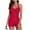 Watermelon Red, variant on Women's Neck Tie Back Swimsuit High Waist Bathing Suit Color Changing Shorts Red Swimsuit Bikini Wax Swimwear Chest Swimsuit Thong Swimsuit Women's High Waisted Bikini Black Swimsuit Swimsuit For Me