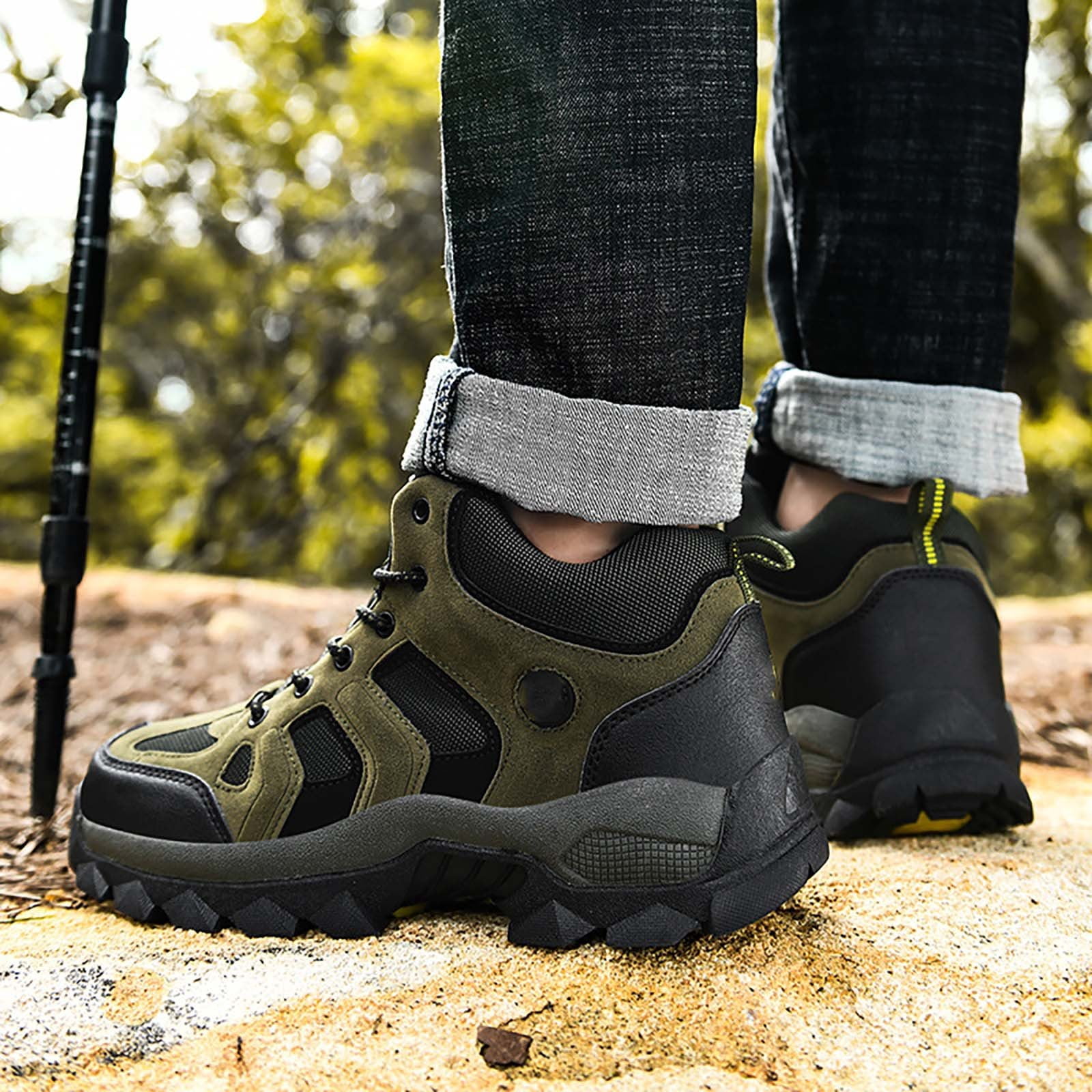 Win s Way Unisex Outdoor Hiking Shoes, Large Size Breathable Walking Sneakers for Couples