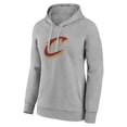 thumbnail image 2 of Women's Gray Cleveland Cavaliers Team Primary Logo Pullover Hoodie, 2 of 3