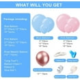 thumbnail image 2 of Geekeo Blue Pink Balloon Garland Kit, 60 pcs Gender Reveal Party Decor, 2 of 11