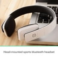 thumbnail image 2 of Sidaley Auriculares inalámbricos Bluetooth 4.1 Auriculares USB Recargables Auriculares inalámbricos Llamadas manos libres Auriculares estéreo Cables de audio/vídeo Blanco, 2 of 6
