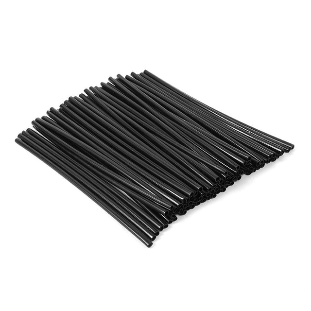 Kit de 72 cubiertas universales para llantas y radios de motocross, color negro