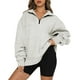 thumbnail image 2 of Sudadera con Forro Polar NikouMX de color puro con media Cremallera para Mujer, 2 of 6