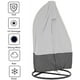 thumbnail image 3 of Sillón de Mimbre de Jardín Asiento Colgante Funda para Muebles Impermeable con Cremallera - Funda Protectora para Silla Egg - Funda de Poliéster Oxford 210D Revestimiento de PVC, 3 of 5