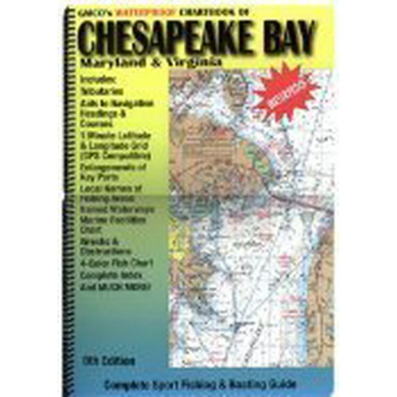 Pre-Owned Chesapeake Bay: Maryland and Virginia Chartbook, 8th Edition, 9780875305844, 0875305849, Paperback, 8th edition