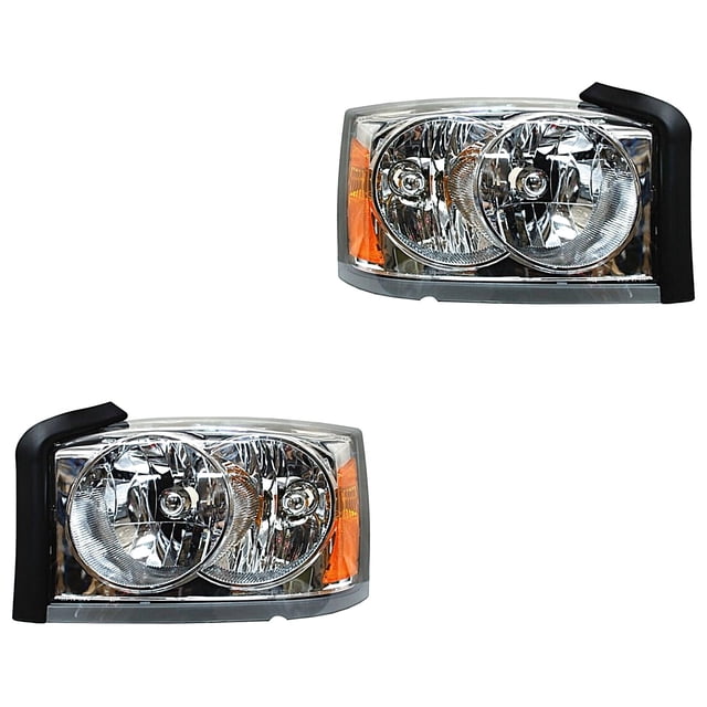 Par de Faros Dakota 2005 A 2007 Dodge TYC .