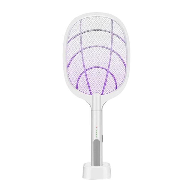 Matamoscas eléctrico perfecl raqueta de Murciélago USB recargable
