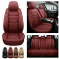 thumbnail image 2 of Leadwolf Front Car Seat Protectors for Cadillac for XT5 2017-Present Luxury Auto Interior Cushions standard Wine Red 1PCS, 2 of 6