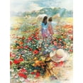 thumbnail image 2 of Haenraets, Willem 12x14 White Modern Wood Framed Museum Art Print Titled - Summer of love, 2 of 4