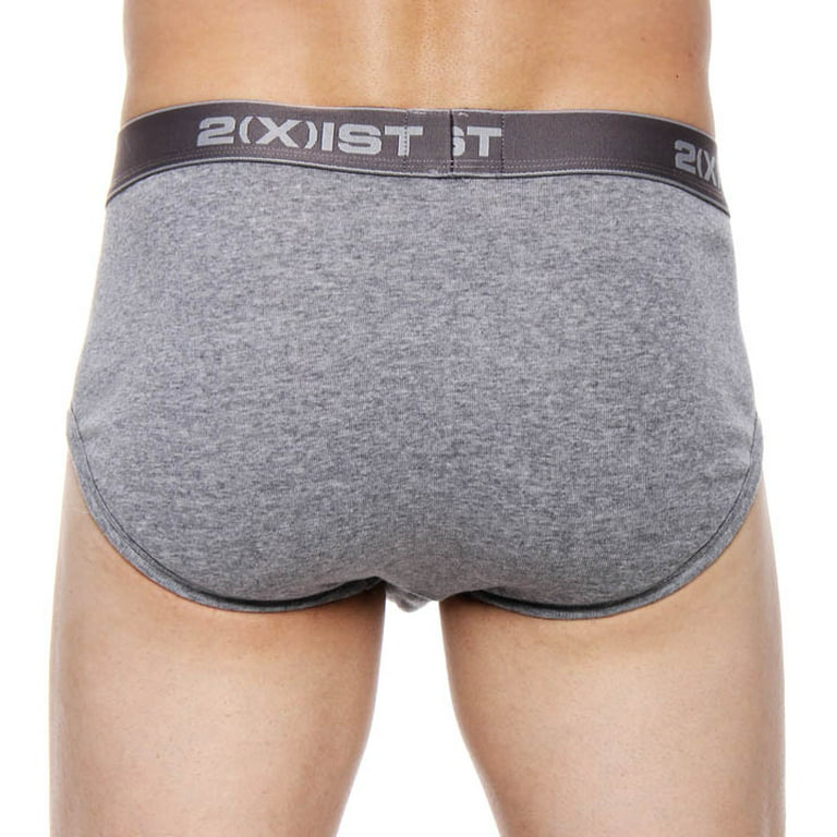 2(X)IST Men's Essential Cotton Contour Pouch Brief 3-Pack