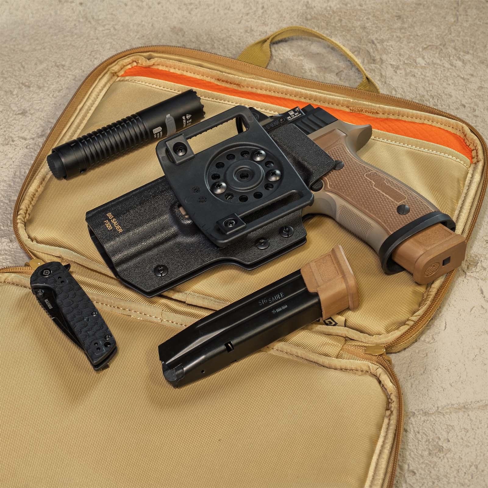 GRITR Ambi OWB Kydex Holster; Fits P320 XFive Legion