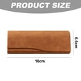 thumbnail image 2 of Glasses case, Leather, Brown, 2 of 5