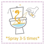 Air Scense Spray & Go Before-You-Sit Toilet Pre-Spray, Citrus, 2 Fl Oz, 2 Count
