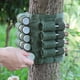 thumbnail image 5 of Bolsa de especias portátil, 9 agujeros, lona de vidrio, ligera, portátil, cómoda, bolsa de almacenamiento de condimentos para exteriores, juego verde (con 9 botellas), 5 of 8