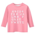 thumbnail image 4 of Toddler Girls Tops & T-Shirts Valentine's Day Print Fashion Crew Neck 3/4 Quarter Sleeve Casual Tshirts Outwear,Pink,13-14 Years, 4 of 4