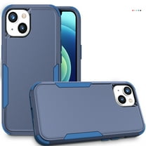 Dteck for iPhone 15 Plus Case, Slim Pocket-Friendly Hybrid Silicone Bumper Shockproof Tough Rugged Case,Blue