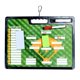 thumbnail image 5 of Orientación del tablero de entrenamiento Ayuda de entrenamiento Equipo de árbitros Tablero de banco de softbol para el partido, 5 of 9