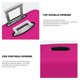 thumbnail image 3 of Balery Darkmagenta Funda de equipaje, fundas para maletas, elástica, lavable, protector de maletas, compatible con maletas de 18 a 32 pulgadas-Small, 3 of 7