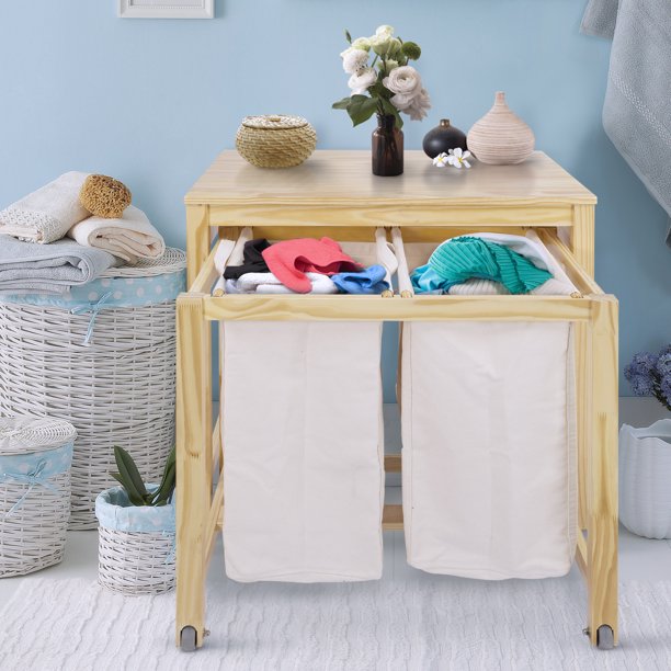 Eco Home Laundry Prep Hamper Natural