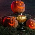 thumbnail image 5 of LHNFT Fall Pumpkin Candle Holder Elegant Table Centerpiece for Thanksgiving Halloween Decor Versatile Design for Dining Rooms Living Spaces Outdoor Ambiance, 5 of 6
