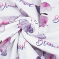 thumbnail image 5 of BORITAR Warm Comfort Baby Blanket Super Soft Double Layer Minky with Purple Butterfly Print 30x40 inch, 5 of 5