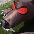 thumbnail image 2 of ALEKO Inflatable Decoration Haunted Halloween Dog Hound - 6.5 Foot, 2 of 10