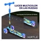 thumbnail image 5 of Monopatin Scooter para Niños de 2 a 5 Años Hurtle, 3 Ruedas con Luces LED, Mini Kickboard con Freno, Manillar Ajustable de 63 cm a 71 cm, Antideslizante, Patin del Diablo, Graffiti, 5 of 7
