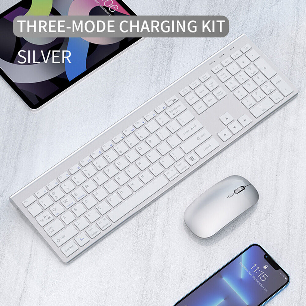 VicTsing Gaming 2.4G Rechargeable Cordless Wireless Ultra Slim Keyboard