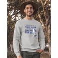 thumbnail image 2 of I Used To Be Like You  Sweatshirt Men -GoatDeals Designs, Male Small, 2 of 4