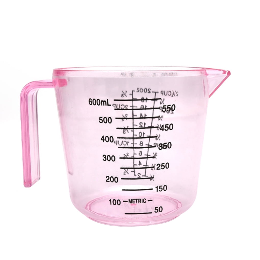 Plastic Measuring Cup Set, Kitchen Cooking and Baking Seasoning Liquid  Measuring Cup, Multiple Scale Identification, with Handle and Triangle  Mouth