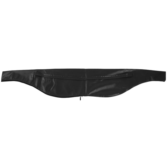 Black PU Leather Traditional Bow Backpack - Waterproof All-Season Bow & Arrow Storage Bag with Soft Inner Lining, Dual Zippers, Adjustable Shoulder Strap, Ideal for Recurve Bows & Longbows, Durable