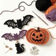 thumbnail image 3 of Cute Halloween Garden Cascade DIY Crochet Hanging Decoration Kit, 3D Soft Boho Dreamcatcher DIY Set for Beginners Adults Friendly with Wooden Beads and Tassel Decor for Home Wall Window Room Gift, 3 of 6