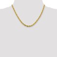 thumbnail image 2 of 14k Yellow Gold 18 Inch 4.75mm Rope Chain Necklace Pendant Charm, 2 of 9