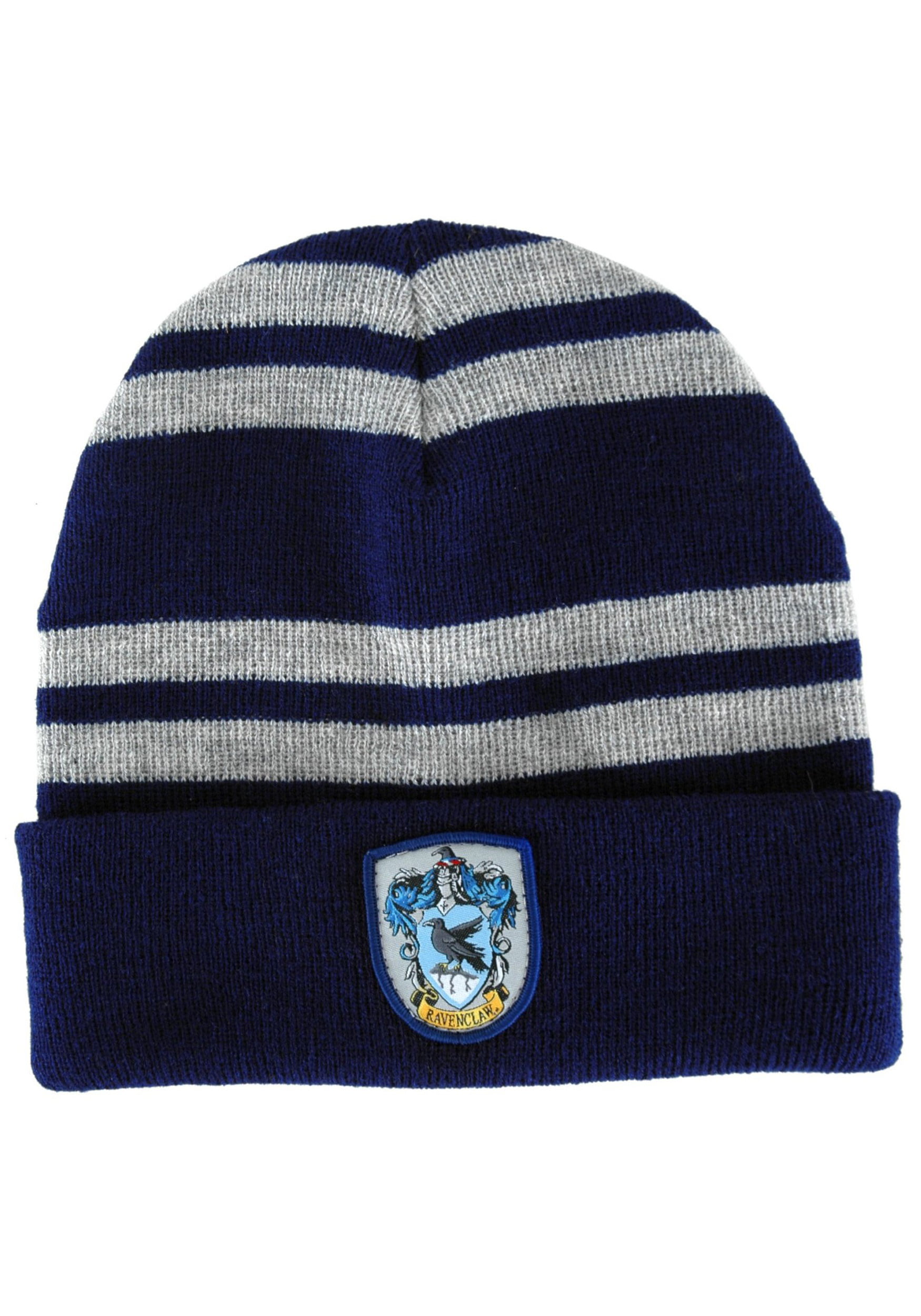 Adult Size Harry Potter Hogwarts Striped Knit Slouch Beanie