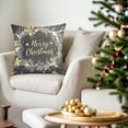 thumbnail image 5 of RXIRUCGD Christmas Themed 3D Effect Printed Pillow Case with Festive Gnomes Snowflakes Patterns, Soft Polyester Cushion Cover for Sofa Bed Chair Home Decor Office Christmas Decoration, 5 of 6