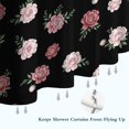 thumbnail image 6 of Pioneer Flower Floral Print Pattern Shower Curtain 36"x72", Bathroom Decorative Shower Curtain Set with 12 Hooks, Waterproof Washable, 6 of 6