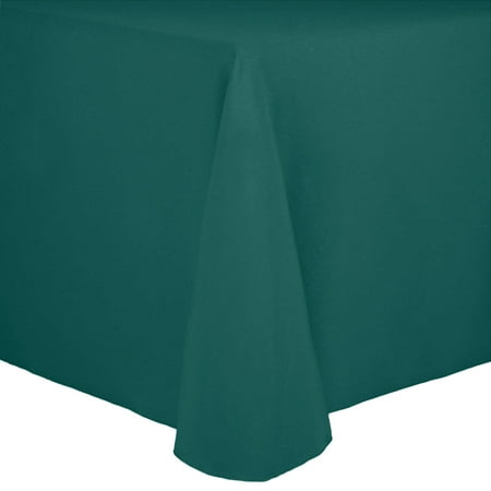

Ultimate Textile (10 Pack) Cotton-feel 90 x 156-Inch Rectangular Tablecloth - for Wedding and Banquet Hotel or Home Fine Dining use Teal