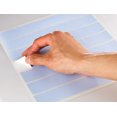 thumbnail image 4 of Light Blue Water Bottle Labels - 8.1875" x 1.375" Rectangle Labels for Inkjet and Laser Printers with Template and Printing Instructions, 5 Sheets, 35 Labels (WB8), 4 of 4