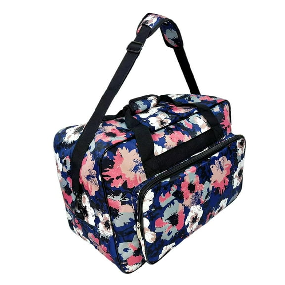 Kuntesetty Sewing Machine Carrying Case Floral Tote Bag for Fitness Outdoor Indoor Gift