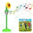 thumbnail image 1 of Máquina de burbujas automática con forma de girasol para fiestas, juguetes para bebés y niños pequeños., 1 of 6