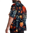 thumbnail image 3 of Love Men's Short Sleeve Spread Collar Beach Shirts Casual Printed Button Down Unisex Summer Tops, 3 of 6