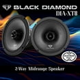 thumbnail image 2 of Black Diamond Car Audio 8" Mid-Range Loud Speaker 4 Ohm 550W NEO Tweeter DIA-XT8, 2 of 5