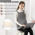thumbnail image 6 of EMF Protection Fabric Antique White EMI RF & RFID Shielding Copper Fabric Faraday Cage Protection DIY Enclosure Wireless Shield (39.37x54.33inch), 6 of 7