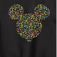 thumbnail image 3 of Disney - Mickey Head With Pattern - Toddler & Youth Crewneck Fleece Sweatshirt, 3 of 5
