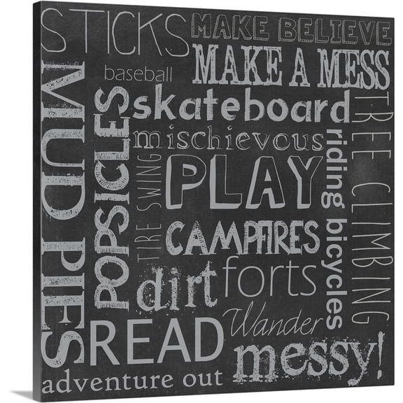 Great BIG Canvas | "Inspired Youth II" Canvas Wall Art - 20x20