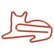 thumbnail image 4 of 100 clips de papel de aspecto lindo, antideslizantes, proceso de chapado a prueba de óxido, no destiñen, portátiles, ligeros para la escuela, forma de gato, 4 of 12