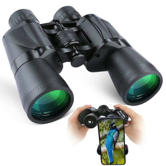 BEBANG 20X50 Binoculars for Adults,  Binoculars with Low Light Vision, Powerful Binoculars for Bird Watching Hunting