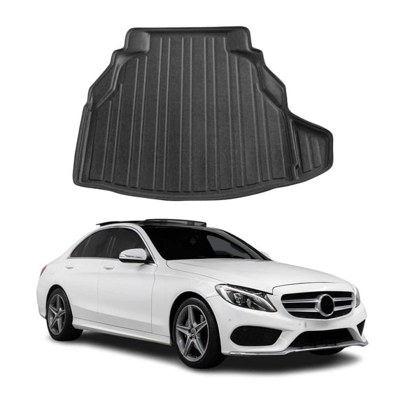 OMAC Cargo Mats Liner for Mercedes C Class W205 Sedan 2015-2021 All-Weather TPE