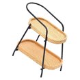 thumbnail image 4 of COMPUKAS Mini Furniture Mini House Storage Shelf Black 1Pack, 4 of 7