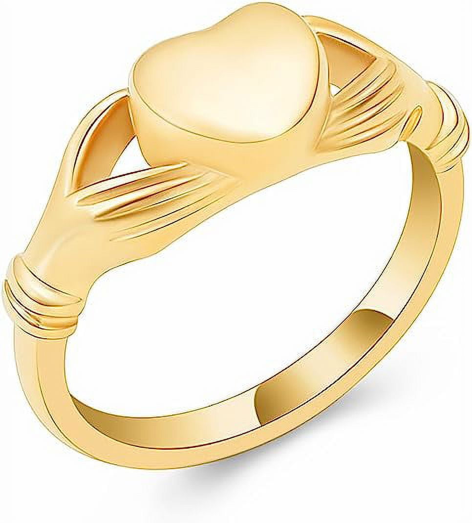 Heart Shaped Urn Ring - Stainless Steel Cremation Jewelry For Ashes, Memorial Keepsake Ring - View #5